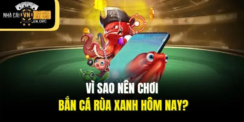 Vì sao nên chơi bắn cá Rùa Xanh hôm nay?